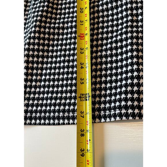 Shelby & Palmer Retro Dress Houndstooth Peter Pan Collar Bishop Sleeves Sz 12 - Picture 8 of 8